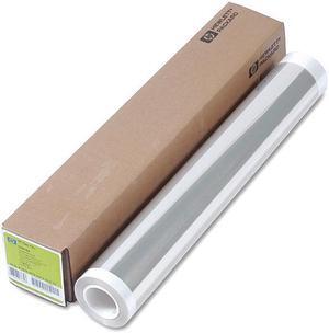 HP C3876A Film, 24"x75', 4 mil, Black and Color Line Drawings, Clear