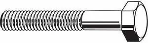 FABORY A04160.062.0600 5/8"-18 Grade 8 Hex Head Cap Screw, Steel, PK 35