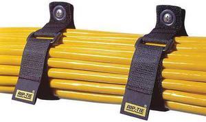 Rip-Tie W-75-1RL-BK Hook-and-Loop Cable Tie Roll, 75 ft, Black