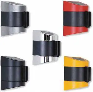 TENSABARRIER 897-30-S-33-NO-B9X-C Belt Barrier, Black,Belt Color Black