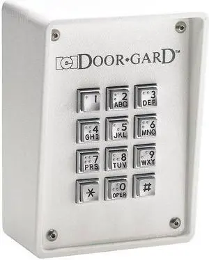 LINEAR 212R AccessKeypadRuggd,3-3/4inWx5-1/4inH,Gray