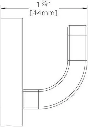 SPEAKMAN SA-2706-MB Vector SA-2706-MB Robe Hook