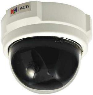 ACTi E51 1280 x 720 MAX Resolution RJ45 1MP Indoor Dome Camera with Basic WDR, Fixed