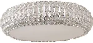 ET2 E21801-20PC Bijou 6-Light 15.75" Wide Polished Chrome Flush Mount Light ET2 E21801-20PC Bijou 6-Light 15.75" Wide Polished Chrome Flush Mount Light