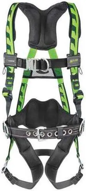 HONEYWELL MILLER ACF-QCBDP23XG Full Body Harness, Vest Style, 2XL/3XL,