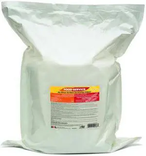 2XL 2XL-446 Sanitizing Wipes, White, Refill, Food Service Contact Surfaces,