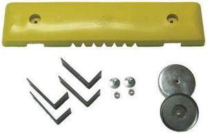 IDEAL WAREHOUSE INNOVATIONS 70-1110 Safety Bumper,Yellow/Black,PVC