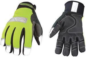 YOUNGSTOWN GLOVE CO 08-3710-10 S Hi-Vis Cold Protection Gloves, 60g