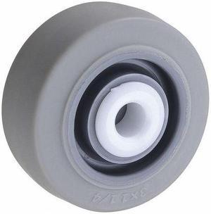 ZORO SELECT XS0305108 Caster Wheel,TPR,3 in.,200 lb.,Gray Core
