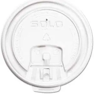 Hot Cup Lids, White, 1000/Carton