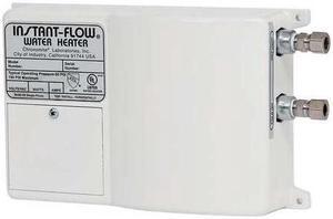 CHRONOMITE SR-20L/120 HTR-I Wall Mount Electric Tankless Water Heater, 2400 W,