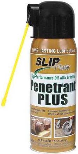 SLIP PLATE PENEPLUS-6CS Graphite and Penterant Oil, Aerosol, 12 Oz.