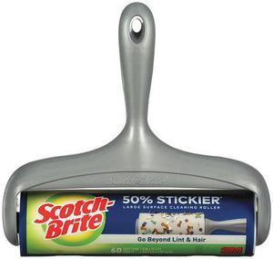 SCOTCH-BRITE 830LSRS-60 Lint Roller,White,30 Sheets,PK4