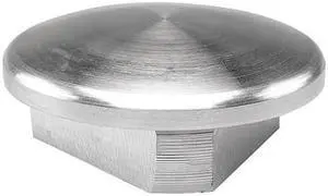 HOLLAENDER 62-6 Structural Pipe Fitting, Plastic Plug, Aluminum, 1 in Pipe