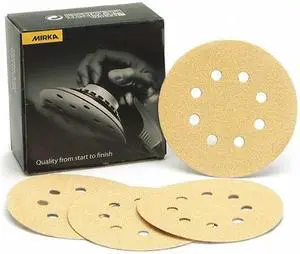 MIRKA 23-320-220 PSA,Vacuum Disc,5",8H,P220,PK100