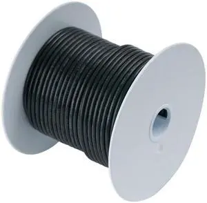 Ancor Black 12 AWG Tinned Copper Wire - 250'