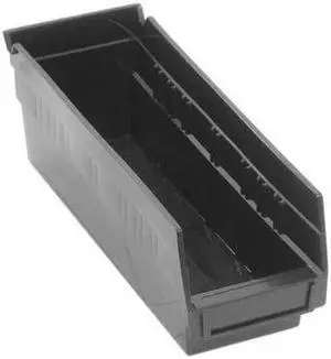QUANTUM STORAGE SYSTEMS QSB101BR Shelf Storage Bin, Polypropylene/Polyethylene,