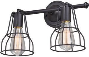 VAXCEL W0312 Clybourn 2 Light Wall Light
