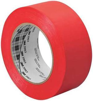 3M 1-50-3903-RED Duct Tape,1 In x 50 yd,6.5 mil,Red,Vinyl