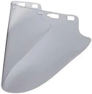 DELTA PLUS FS-18L Faceshield Visor,Lexan,Clear,10x18-1/2in