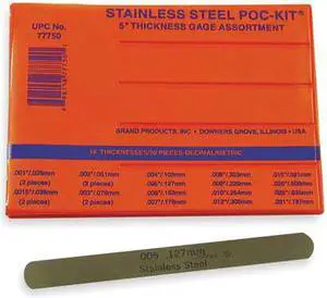 PRECISION BRAND 77750 Feeler Gage Set,20 PC