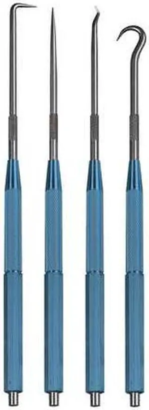 MOODY TOOL 58-0226 Scriber/Pick Set,Magnetic Handle,4Pc