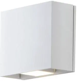 ET2 E41328-WT Alumilux Sconce 2-Light 7" Wide White Wall Sconce ET2 E41328-WT Alumilux Sconce 2-Light 7" Wide White Wall Sconce
