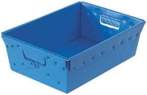 Box Partners Space Age Totes 18" x 13" x 6" Blue 6/Case BINS181