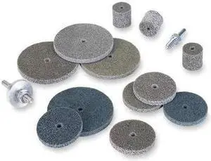 NORTON ABRASIVES 66261058859 Unitized Wheel,3 Diax1/2 Wx1/4,SC,VFN