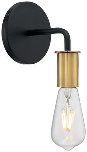 NUVO 60/7341 Fixture, Indr Sconce, 1-Light, Incandescent, 100W, 120V, A19, Med NUVO 60/7341 Fixture, Indr Sconce, 1-Light, Incandescent, 100W, 120V, A19, Med