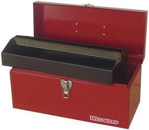 P.I.T. Portable 3 Drawer Steel Tool Box with 61-Pieces Mechanics