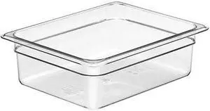 CAMBRO CA24CW135 Food Pan,Half Size, Clear,PK6