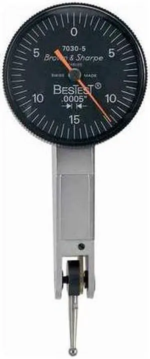 TESA BROWN & SHARPE 599-7035-5 Dial Test Indicator,Vert,0 to 0.020 In