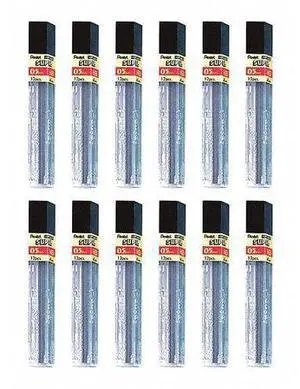 Pentel C505HBBX Super Hi-Polymer Leads