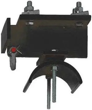 DAYTON 33N202 End Clamp, I-Beam Festoon,Flat Cable