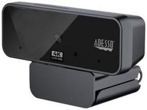 Adesso CyberTrack H6 4K Ultra HD Webcam - 8 Megapixel - 30 fps - USB 2.0 - Fixed Focus - Tripod mount - Privacy shutter - 3840 x 2160 Video