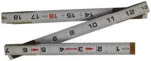 WESTWARD 30PC13 Folding Rule,72 in.,Standard