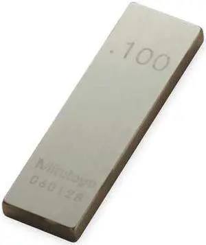 Mitutoyo Gage Block,Rectangular,0.10 In,ASME 0  611191-531