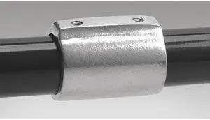 HOLLAENDER 70-7 Structural Pipe Fitting, External Coupling, Aluminum, 1.25 in