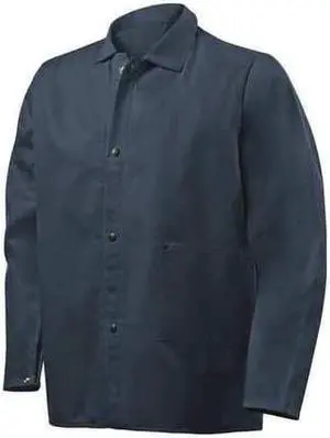 STEINER 1060-X Cotton Jacket,Flame Resist,30",Blue,XL