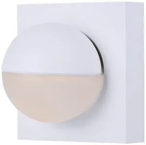 ET2 E41326-WT Alumilux Sconce 1-Light 4.25" Wide White Wall Sconce ET2 E41326-WT Alumilux Sconce 1-Light 4.25" Wide White Wall Sconce