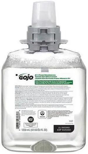 GOJO 5167-04 1,250 mL Foam Hand Soap Cartridge