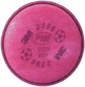 Filter, Bayonet, P100, Nuisance Level AG, Magenta, 2 PK, NIOSH
