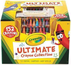 Crayola Ultimate Crayon Case, Sharpener Caddy, 152 Colors 520030