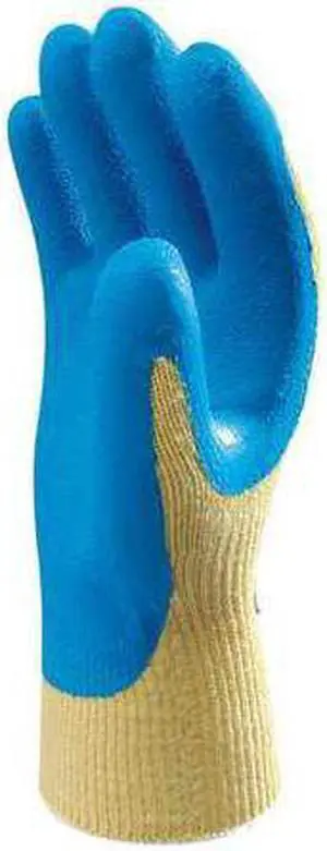 SHOWA KV300S-07-V Coated Gloves, Cut Level A3 ,Latex ,Rough ,S 1 PR