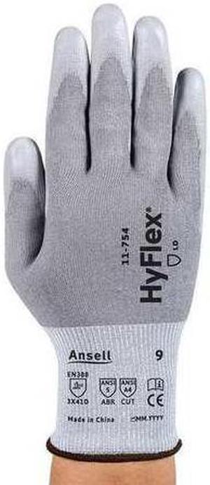 ANSELL 11-754 Cut Resistant Gloves,A4,Gray 11,PR