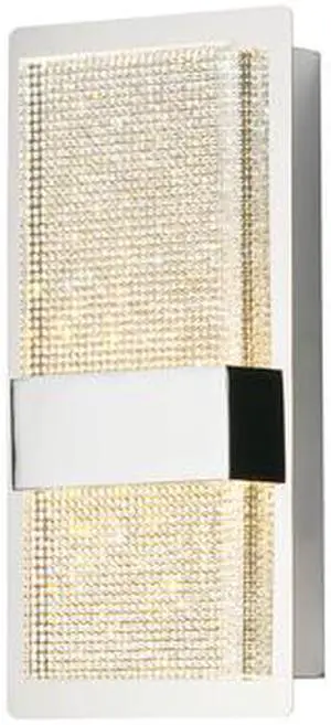 ET2 E24605-122PC Sparkler 2-Light 5.5" Wide Polished Chrome Wall Sconce ET2 E24605-122PC Sparkler 2-Light 5.5" Wide Polished Chrome Wall Sconce