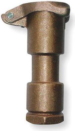 ZORO SELECT 4NDN8 Quick Coupling Valve,3/4 In,FNPT,Brass