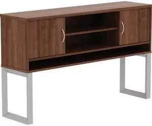 Lorell Hutch 2-piece Frame 59"x15"x36" Walnut 16240 Lorell Hutch 2-piece Frame 59"x15"x36" Walnut 16240
