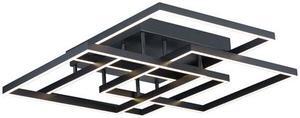ET2 E21518-BK Traverse LED 4-Light 31" Wide Black Flush Mount Light